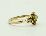 Schmuckset mit Peridot, victorianisch um 1900