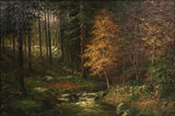 Herbststimmung im Wald mit Rehen