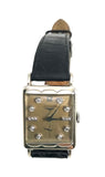 Damen Vintage Armbanduhr Longines mit Diamantindices