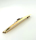 Brosche mit Granulation und Diamanten