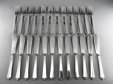 Fischbesteck f. 12 Pers. "Pyramide", Georg Jensen Dänemark