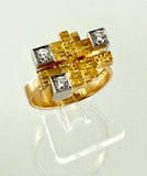 Lapponia Ring mit Brillanten, "Diamond City"