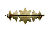 Antike Granat Brosche, um 1900
