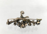 Brosche mit Turmalin und Diamanten