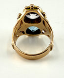 handgearbeiteter Ring mit Spinellen, um 1910