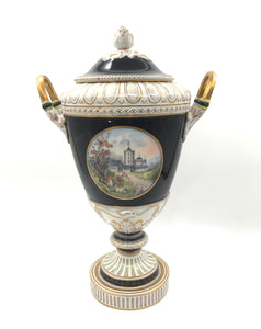 Kleine Weimarer Deckelvase, KPM Berlin