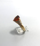 "Herz" Ring mit Citrin