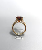 "Herz" Ring mit Citrin
