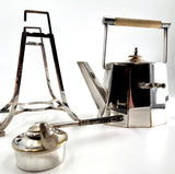 Teekanne mit Rechaud, Art Deco