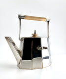 Teekanne mit Rechaud, Art Deco