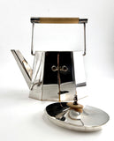 Teekanne mit Rechaud, Art Deco