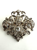 Antike Diamant Brosche