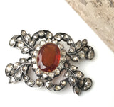 Antike Diamantbrosche
