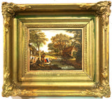 Meissen Porzellanmalerei - nach C. G. Weitsch Braunschweig 1833