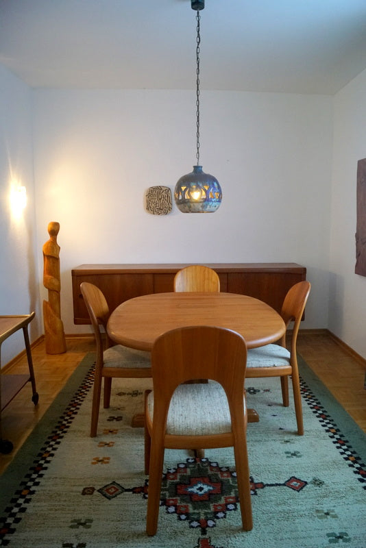 Dansk Design H.W. Klein  Esstisch mit 4 Stühlen für Bramin 1960er