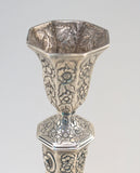 Pärchen klassizistische Silberleuchter, George III  London 1790, Meister Robert Sharp